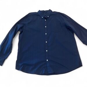 Gap Navy Blue Button-Down Shirt - Size XXL
